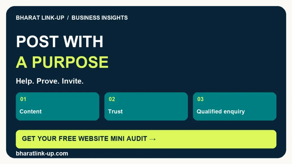 Help. Prove. Invite.: Content → Trust → Qualified enquiry